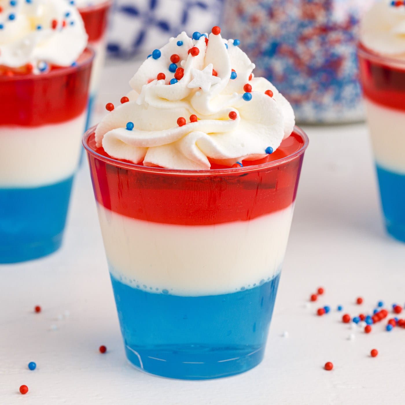 4th of July Jello Shots