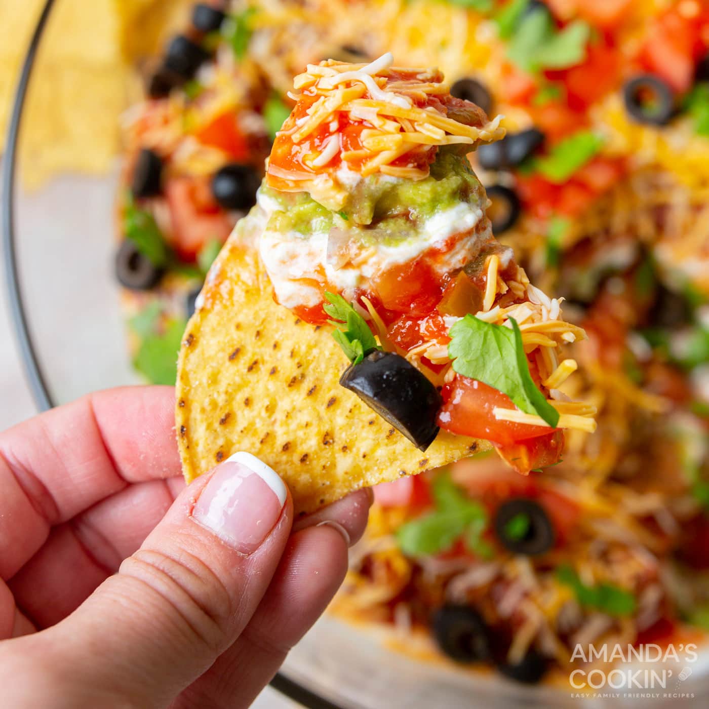 7 Layer Taco Dip