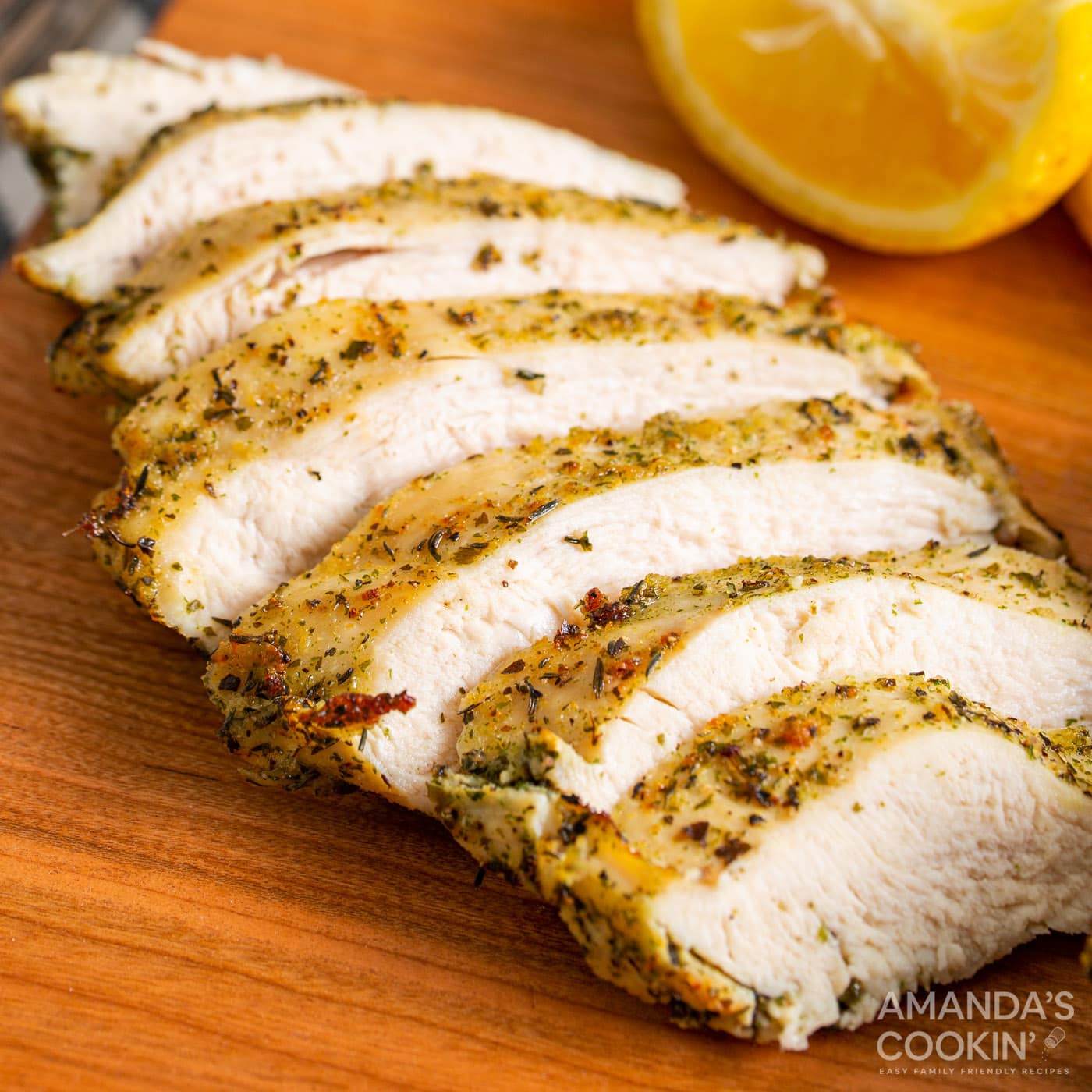 sliced chicken