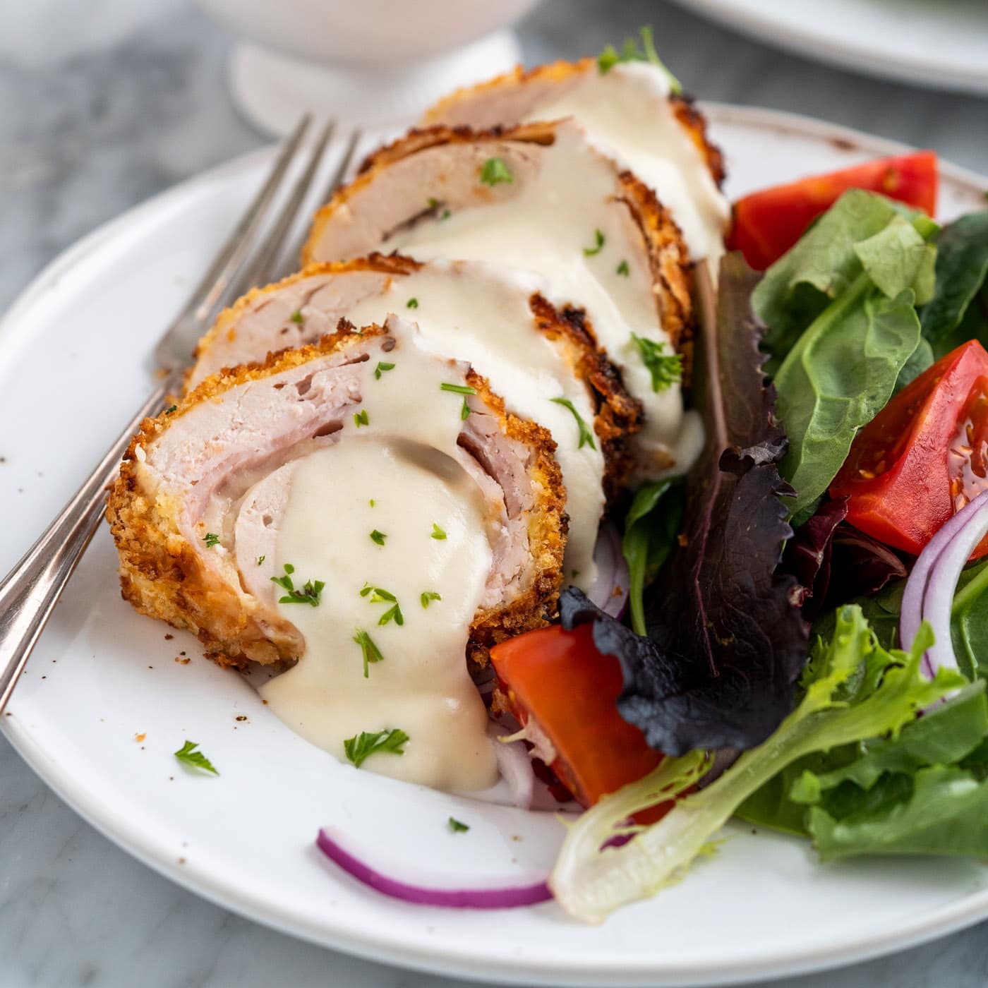 Air Fryer Chicken Cordon Bleu