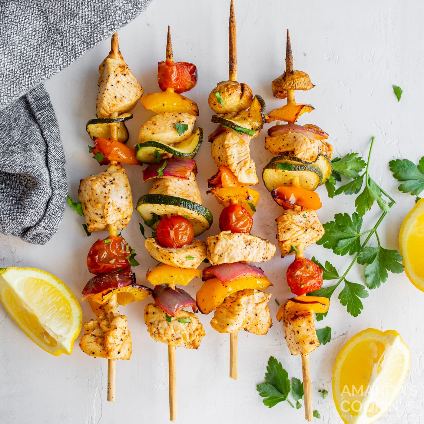 Air Fryer Chicken Kabobs