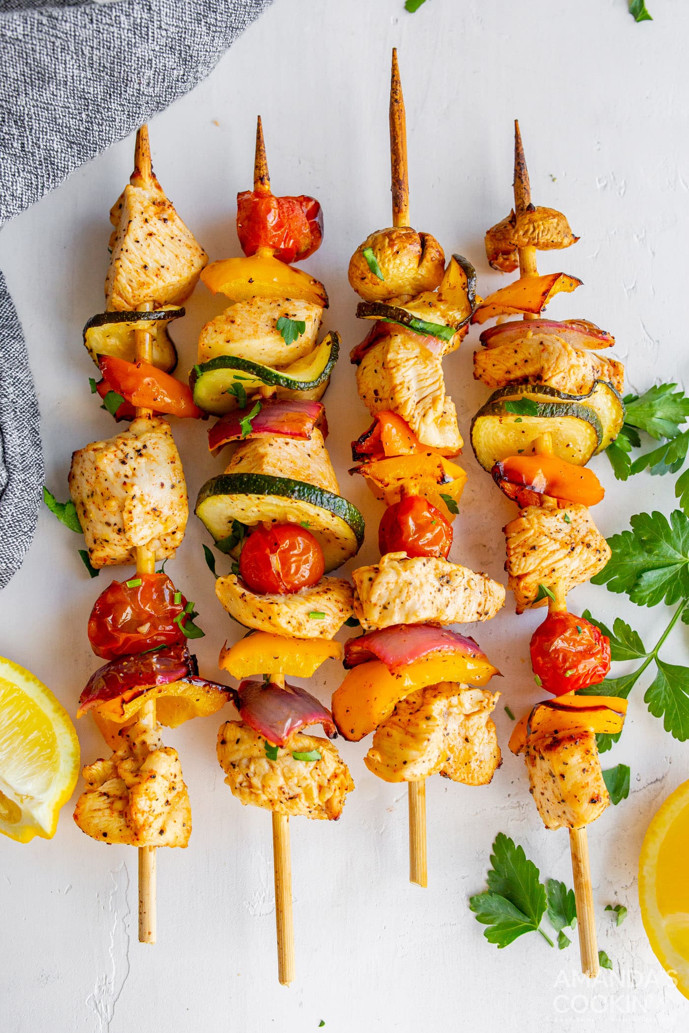 Air Fryer Chicken Kabobs