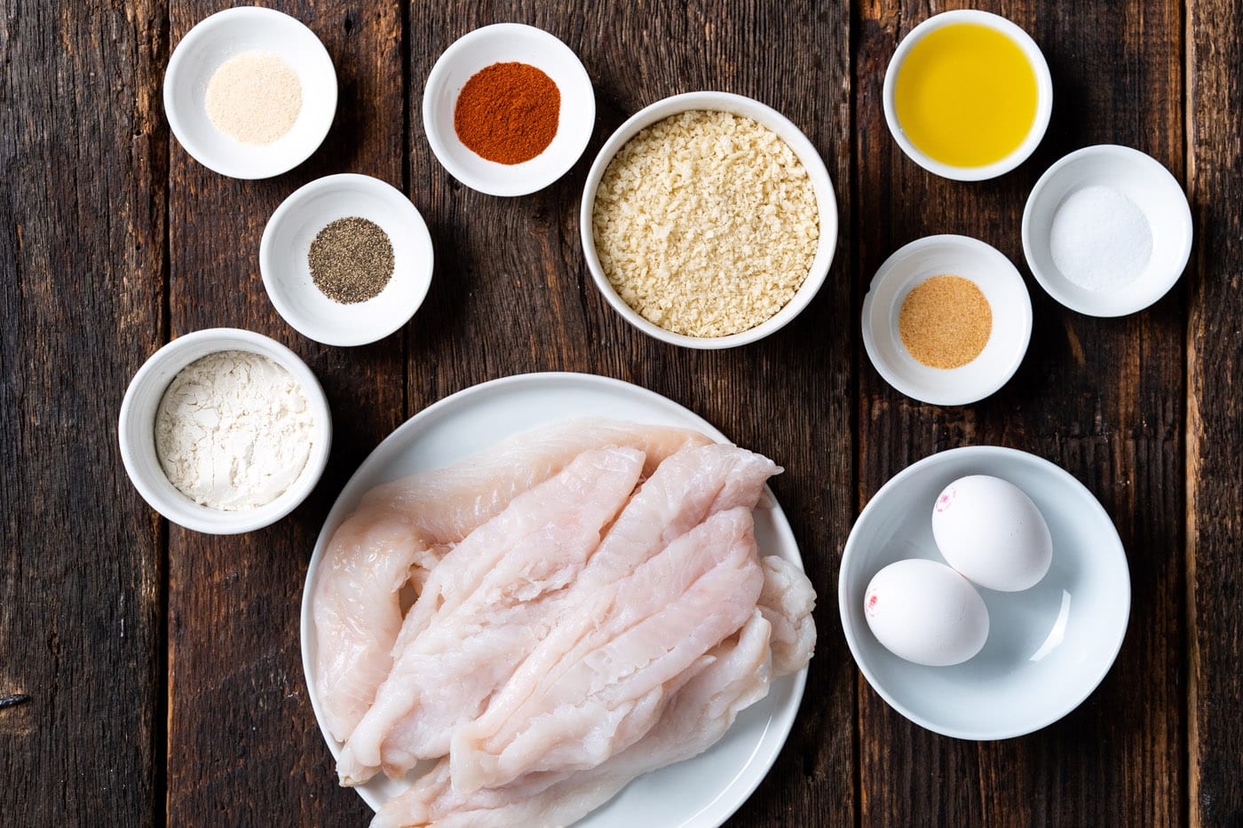 Air Fryer Fish ingredients
