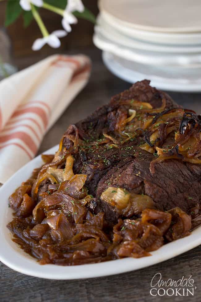 This Amish pot roast was a huge hit with the family!