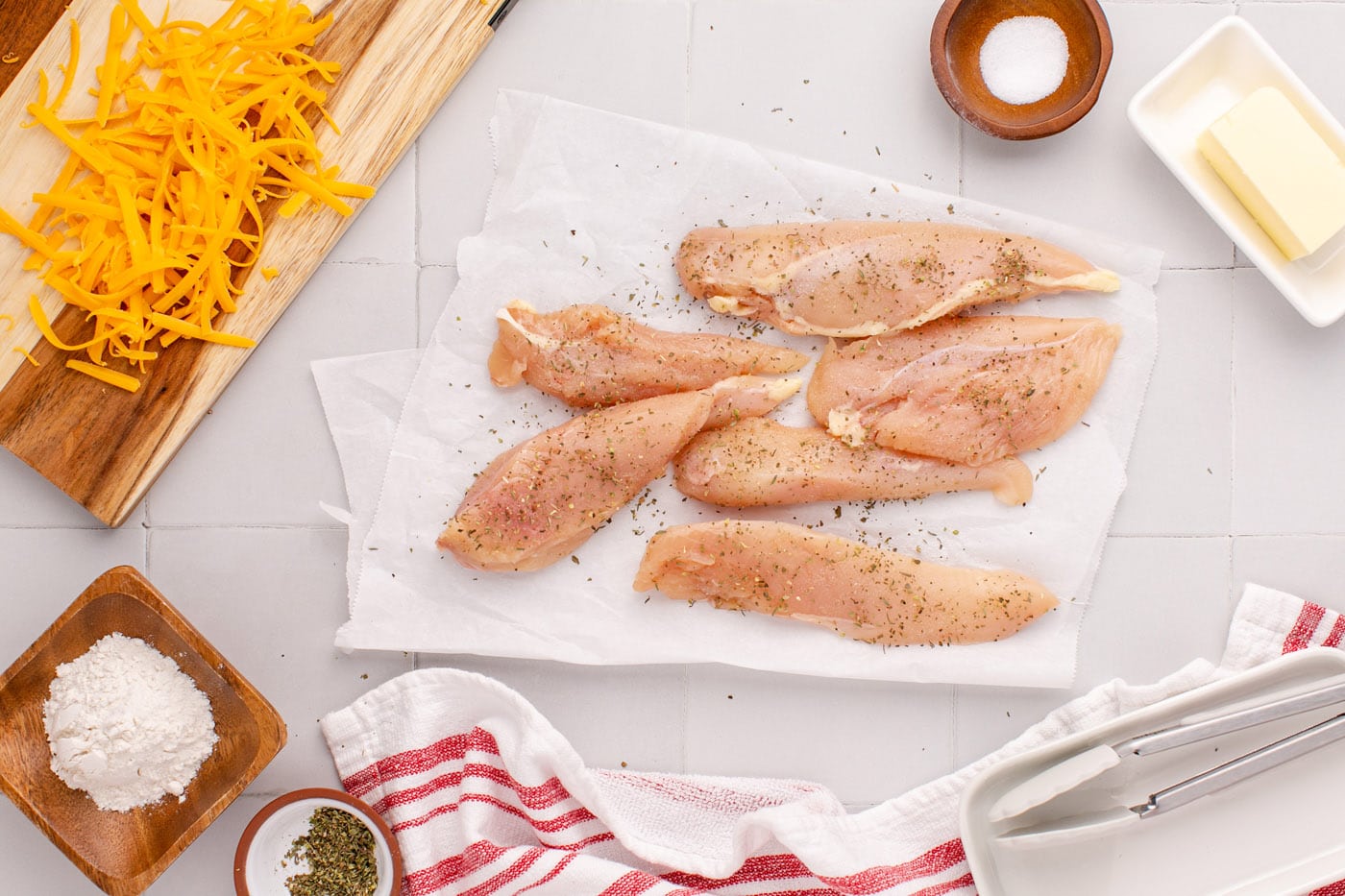 seasoned chicken breasts