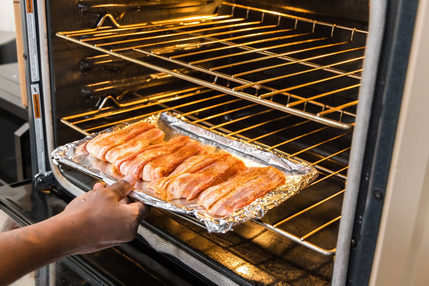 oven baked bacon wrapped chicken