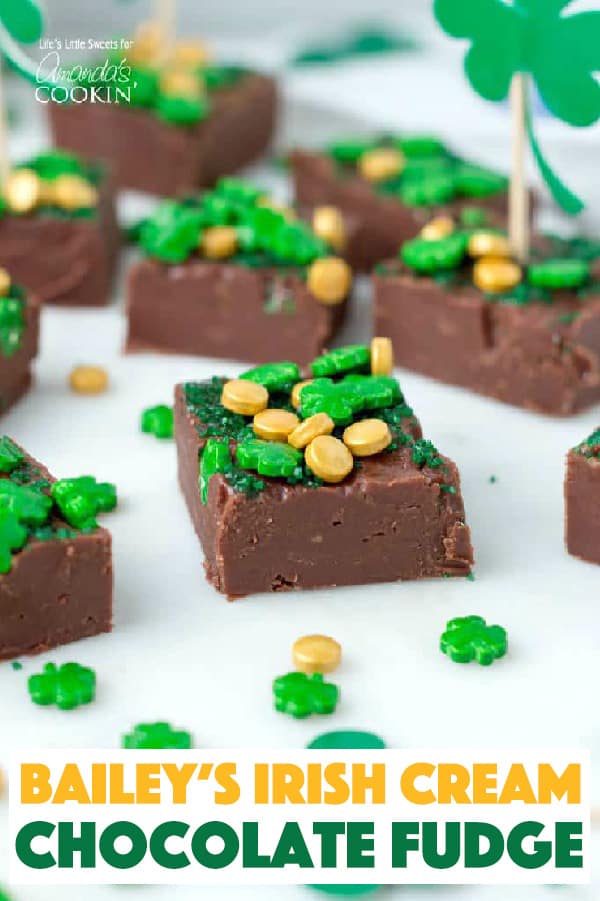 Bailey's Irish Cream Chocolate Fudge