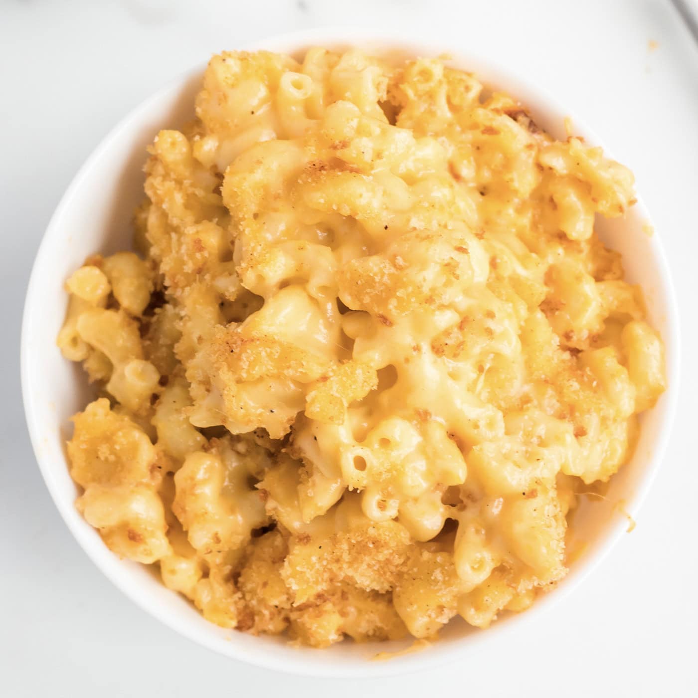 Bowl of Baked Macaroni and Cheese