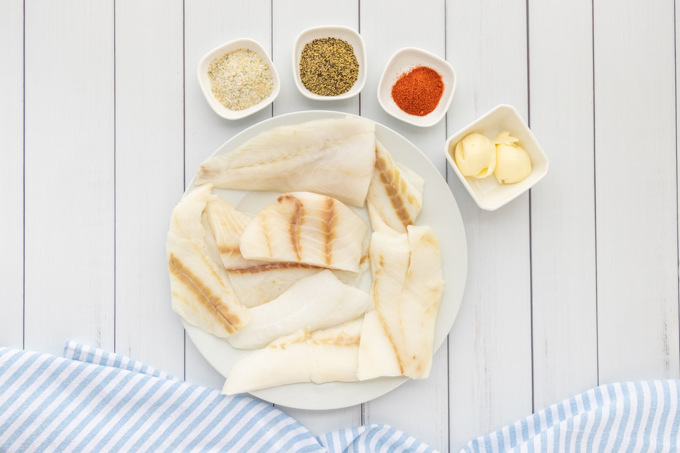 ingredients for Baked Orange Roughy