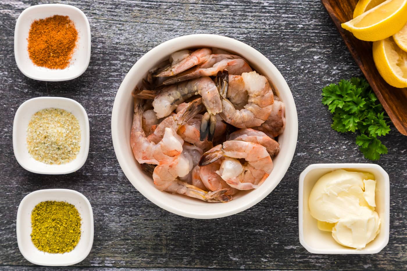 Ingredients for Baked Shrimp