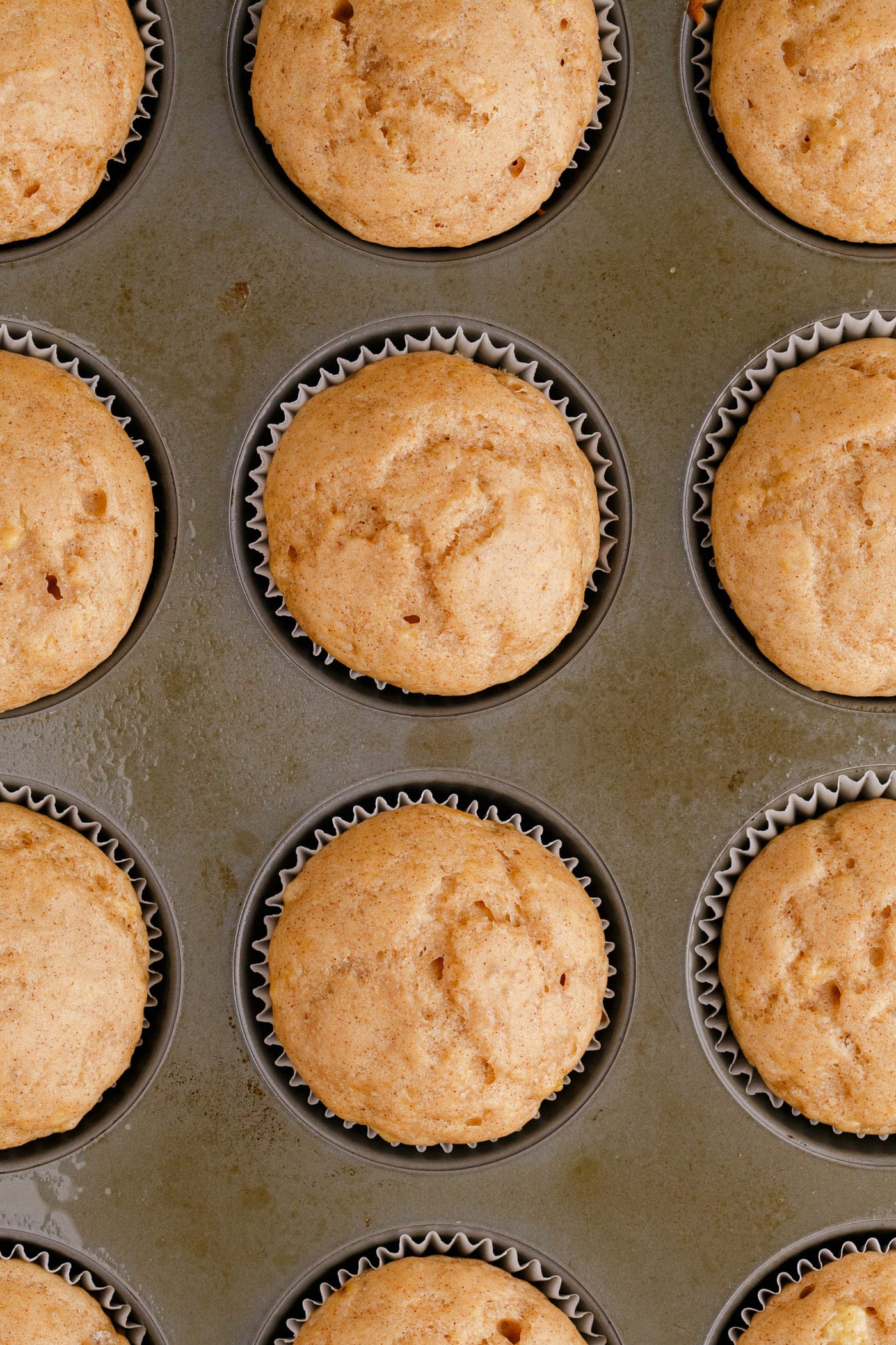 pan of Banana Muffins