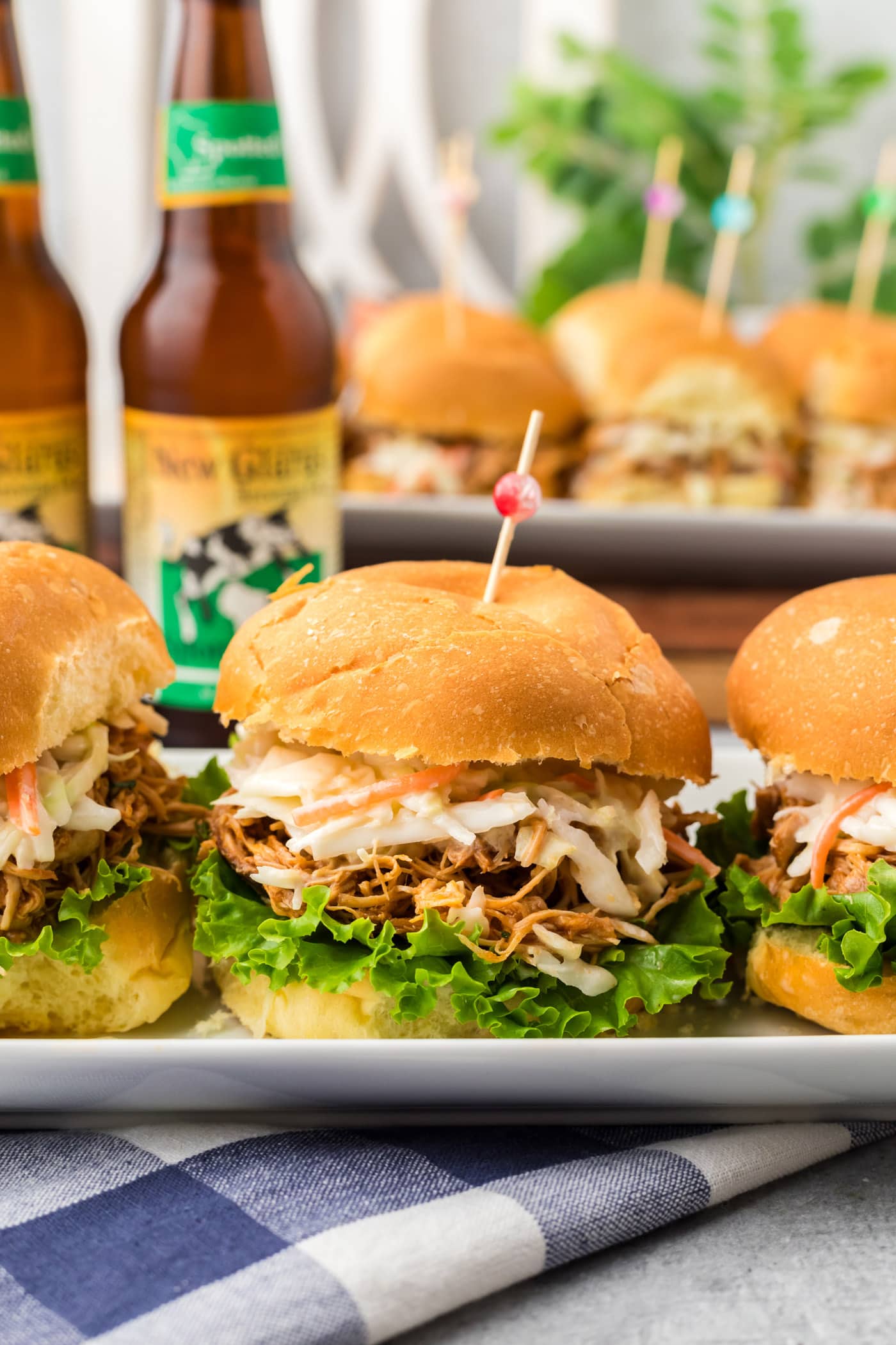 Close up photo of a BBQ Chicken Sandwich