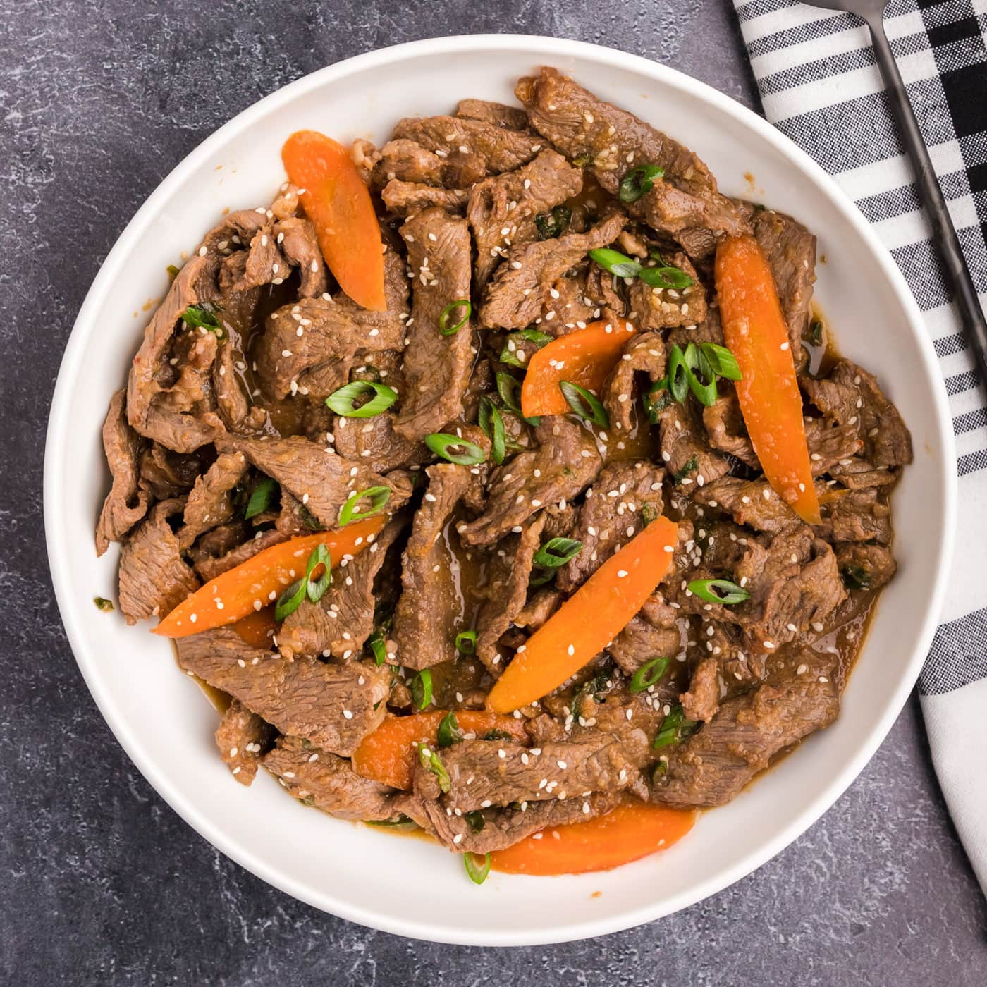Bowl of Beef Bulgogi