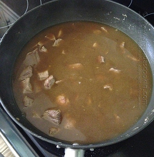 Beef Stew Biscuit Pot Pie - of