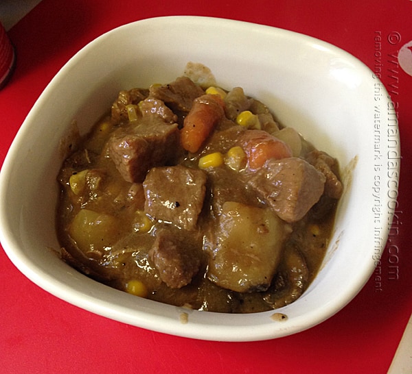 Beef Stew Biscuit Pot Pie - of