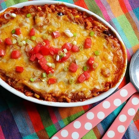 Chicken Tostada Casserole