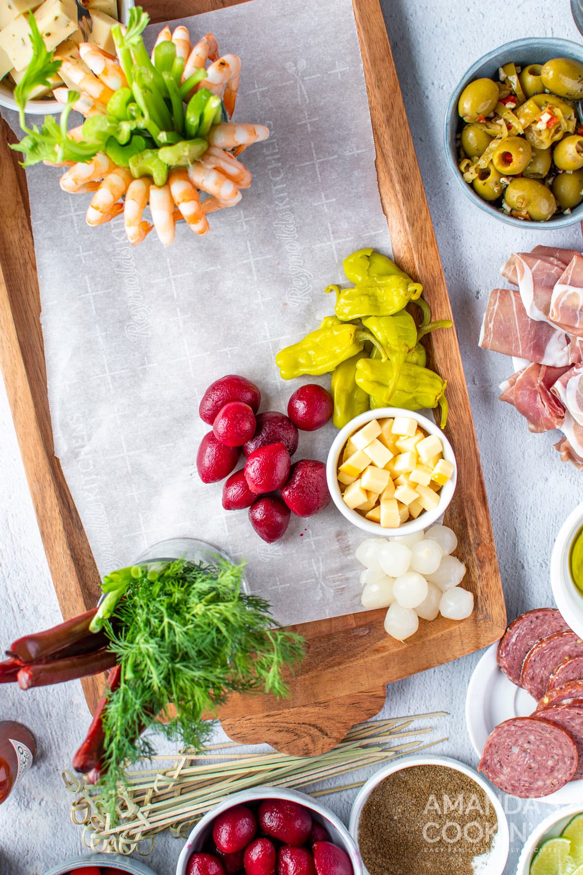 building charcuterie board