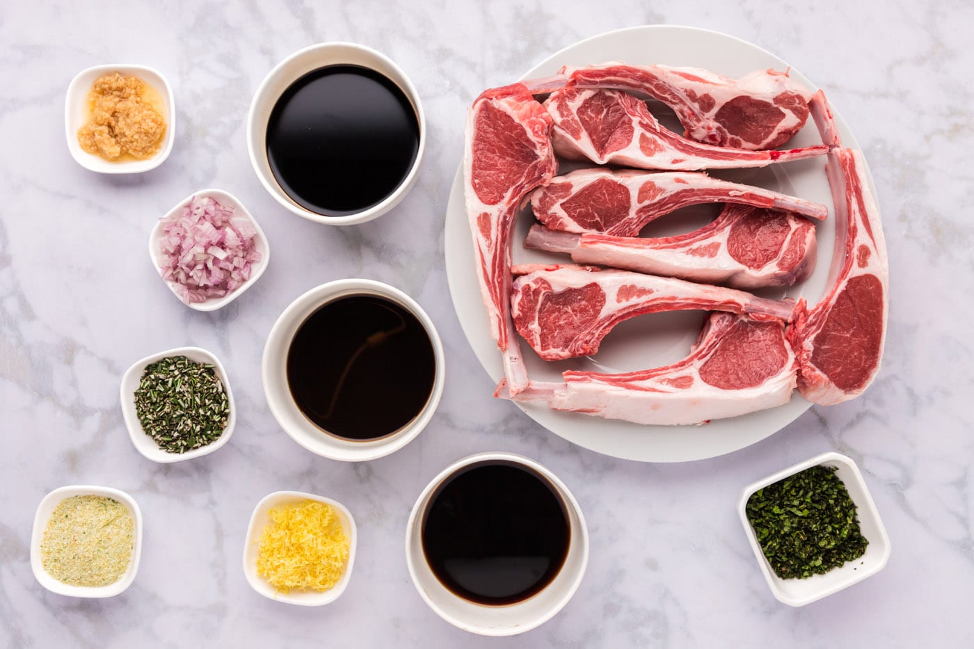 Ingredients for Broiled Lamb Chops