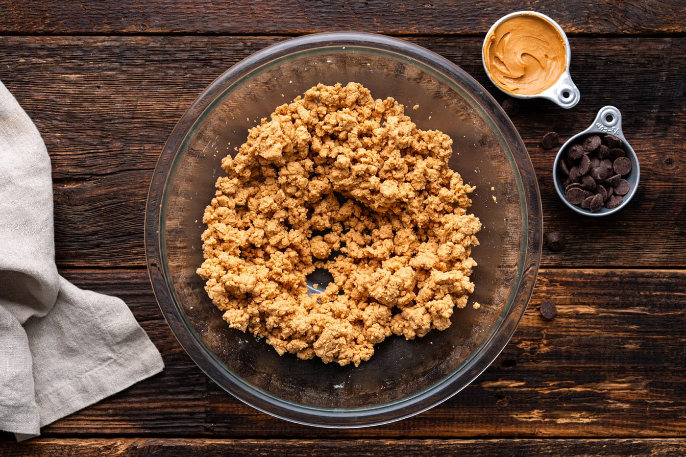 crumbly buckeye peanut butter filling