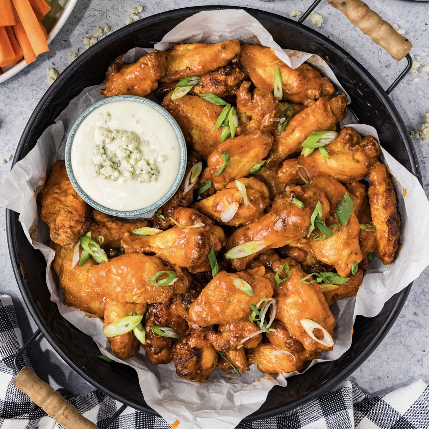 Platter of Buffalo Chicken Wings