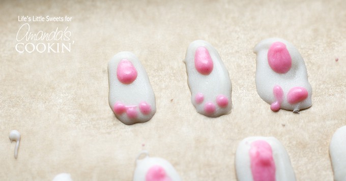 chocolate bunny feet