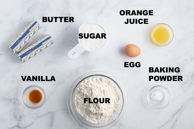butter cookie ingredients
