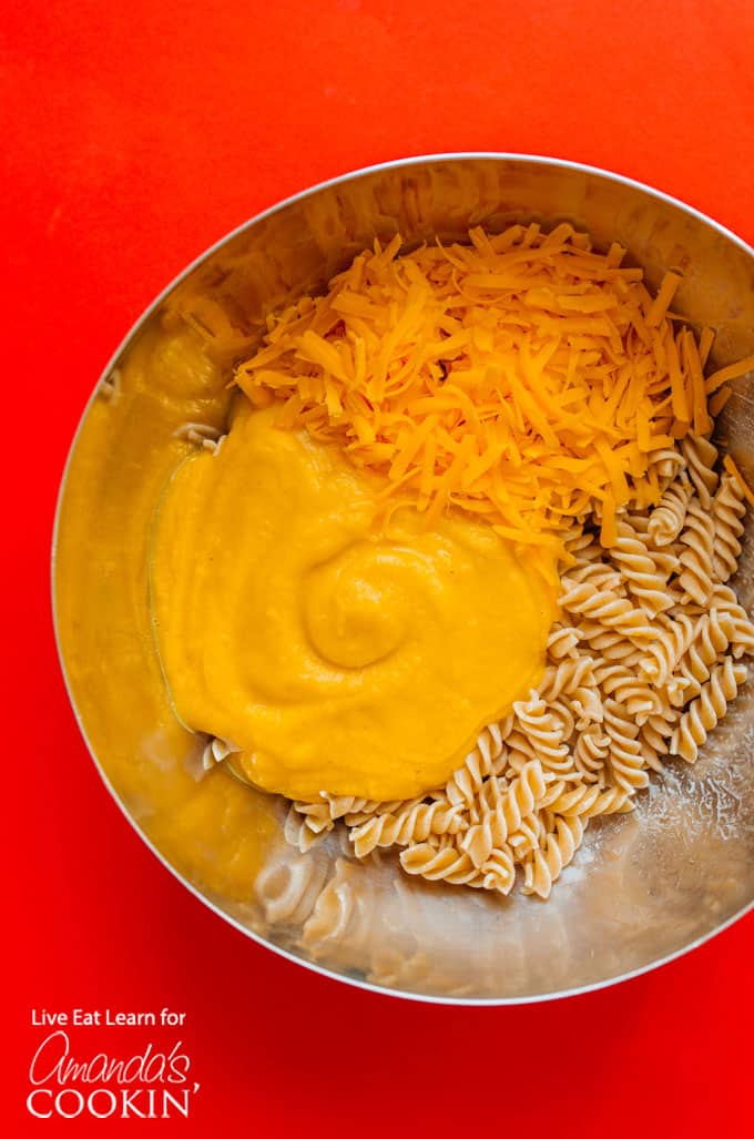 Ingredients for Butternut Squash Mac and Cheese