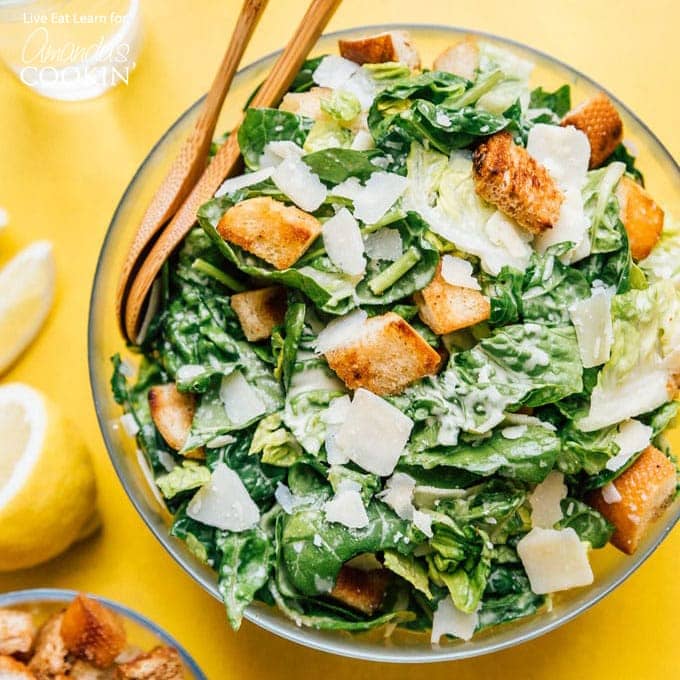 A bowl of salad