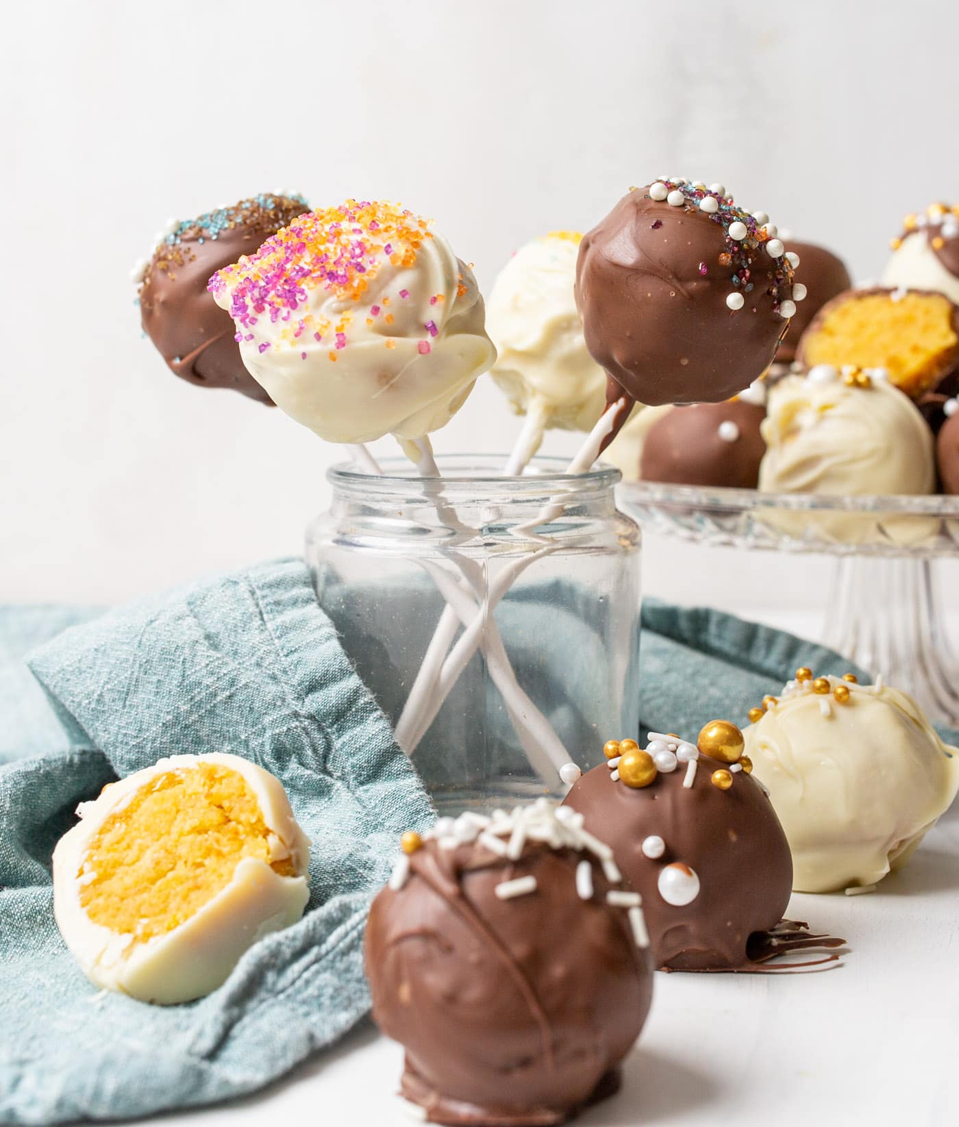 Cake Balls as cake pops