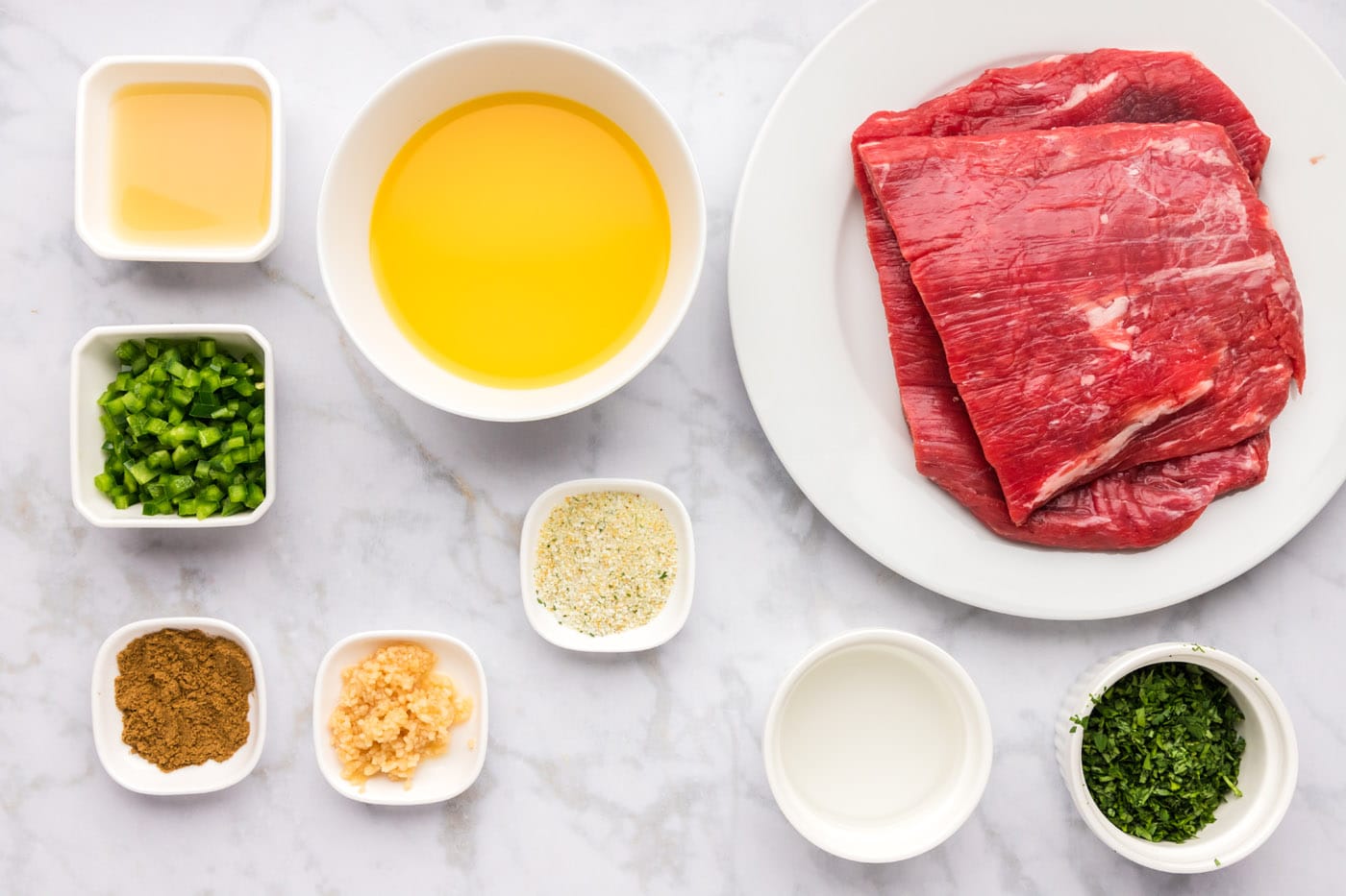 Ingredients for Carne Asada Marinade