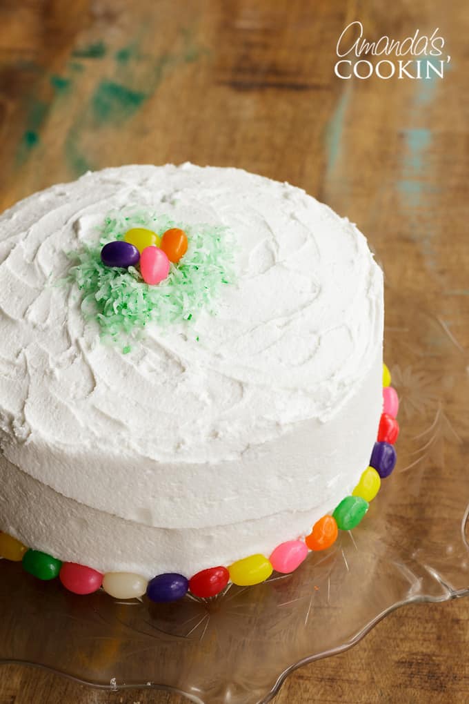 Delicious and soft checkerboard cake for Easter!