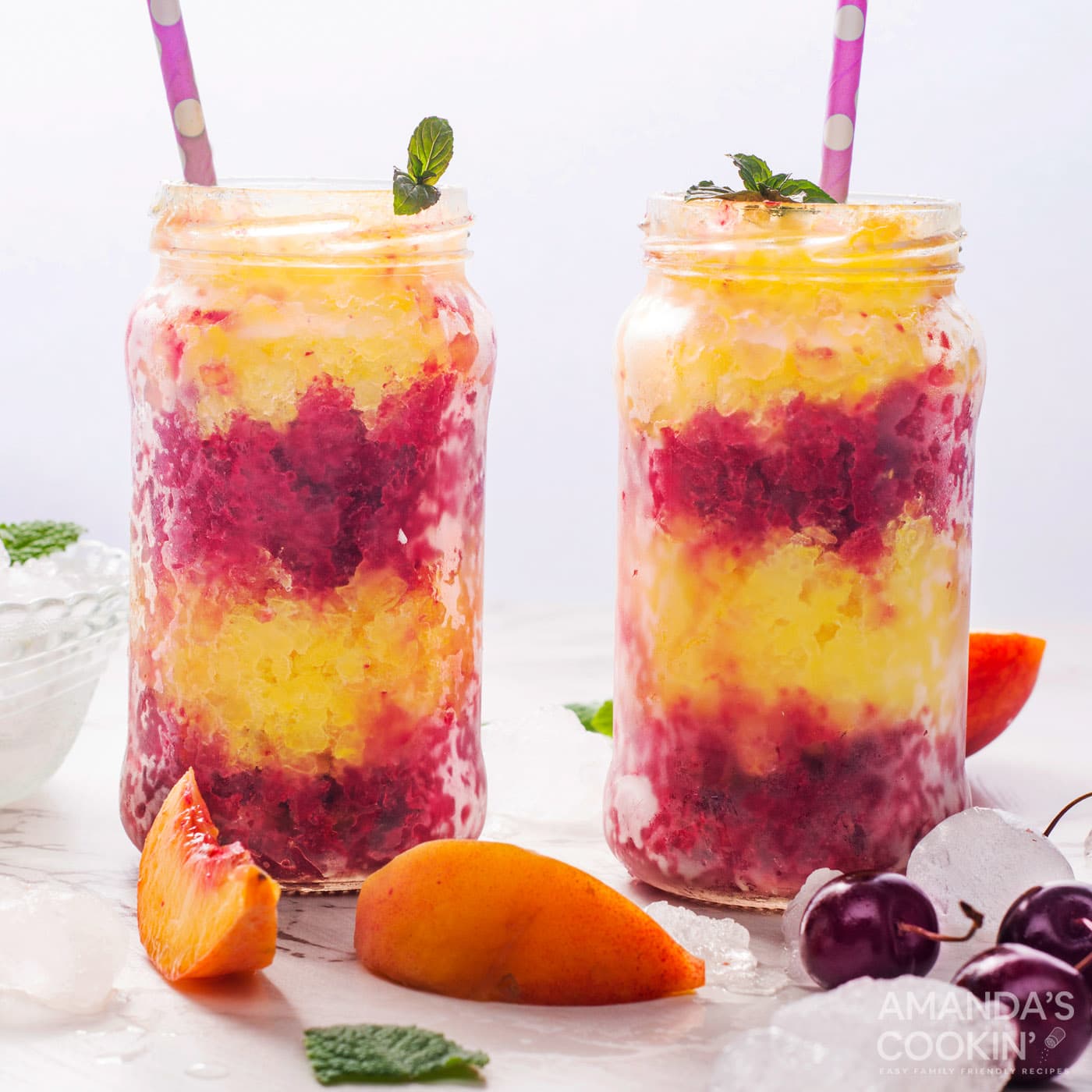 slushies in jars