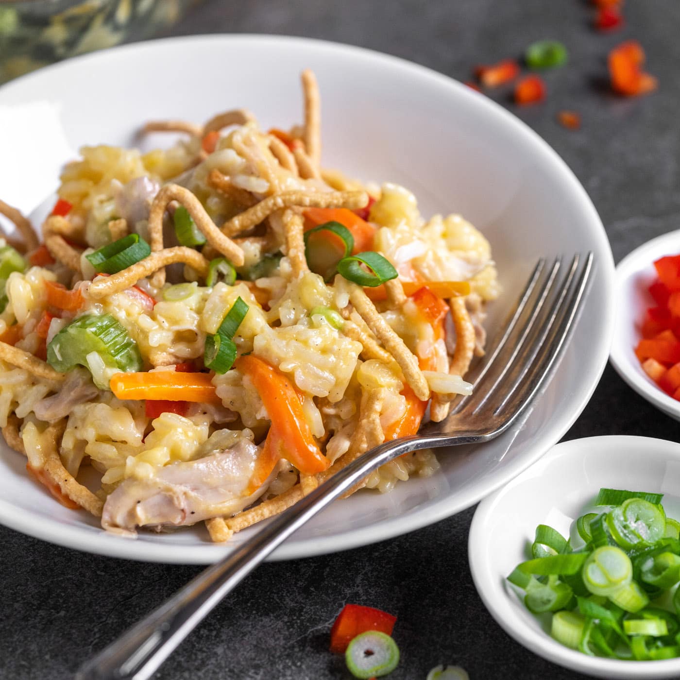 Chicken Chow Mein Casserole