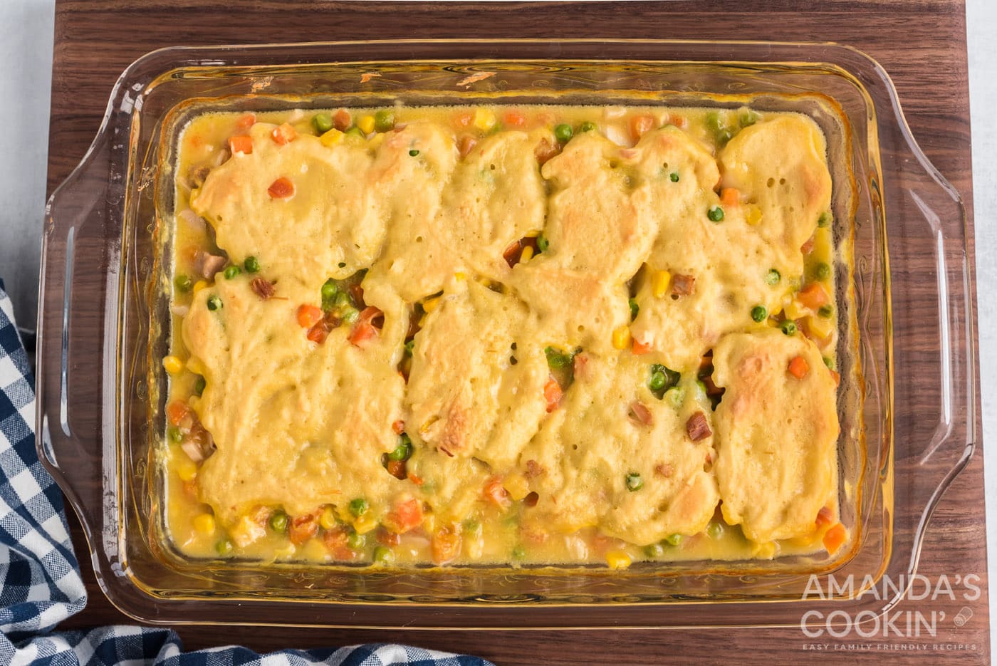 baked chicken and dumpling casserole
