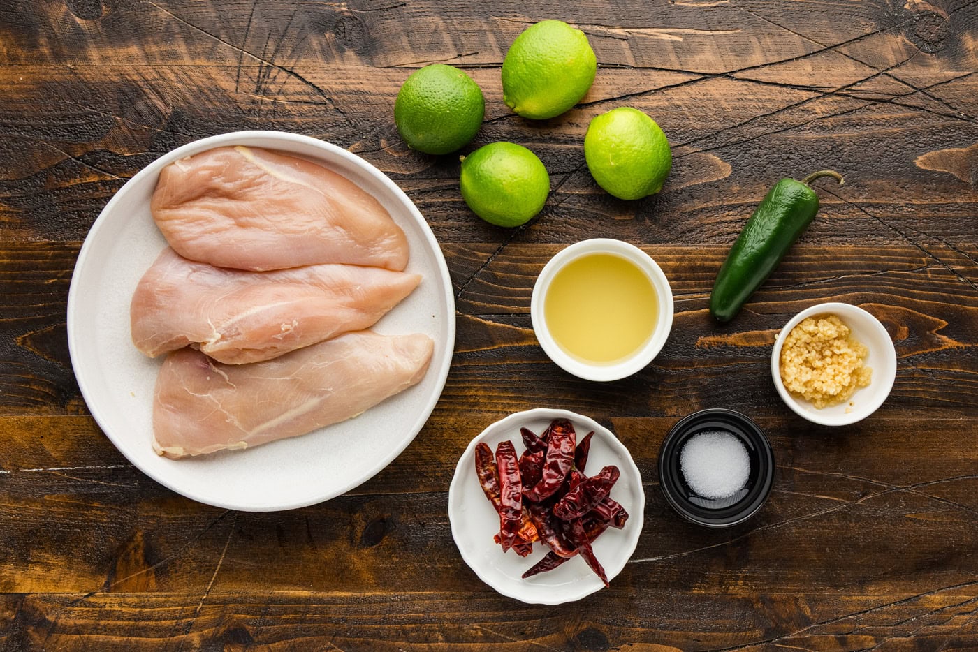 ingredients for Chile Lime Chicken