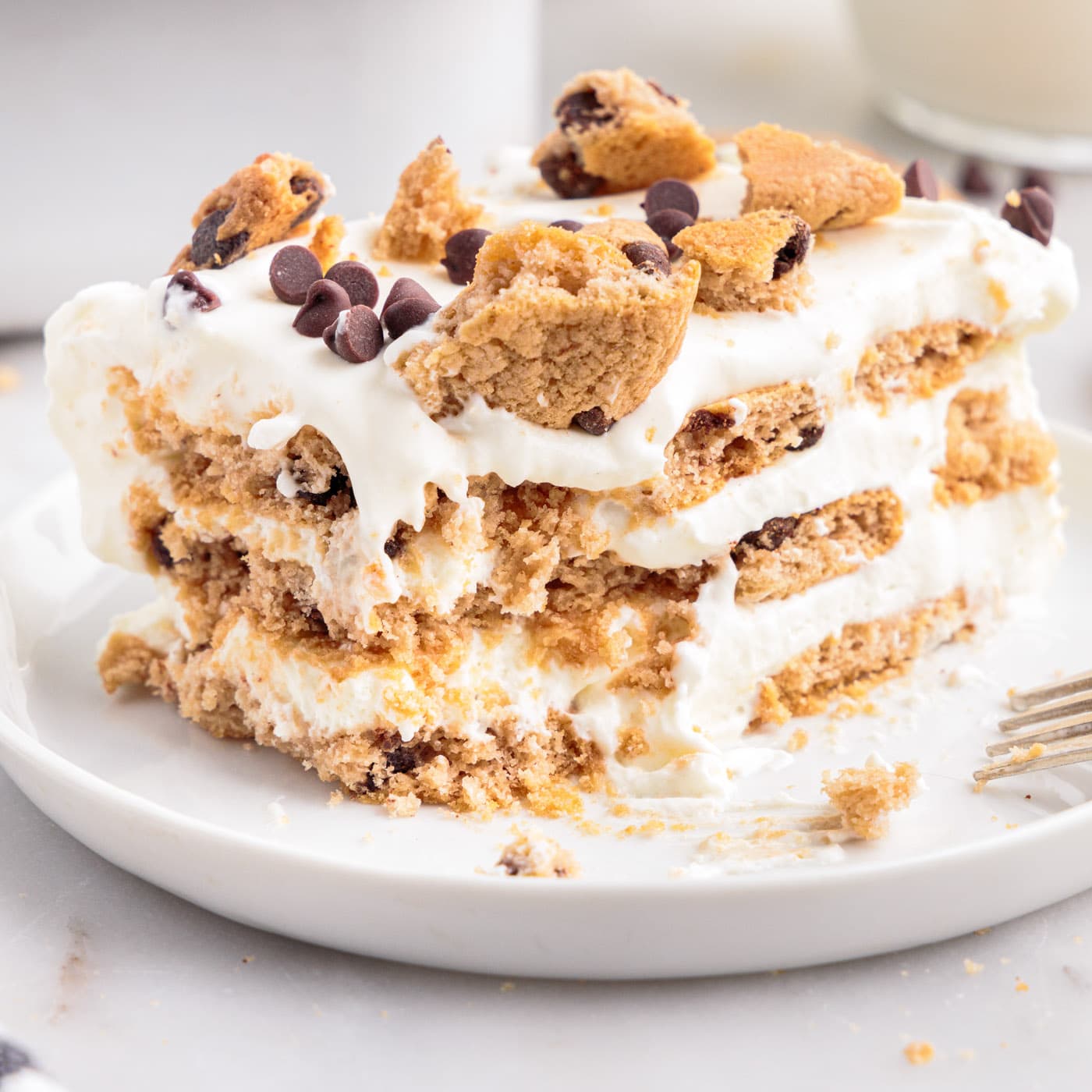 Chocolate Chip Cookie Icebox Cake