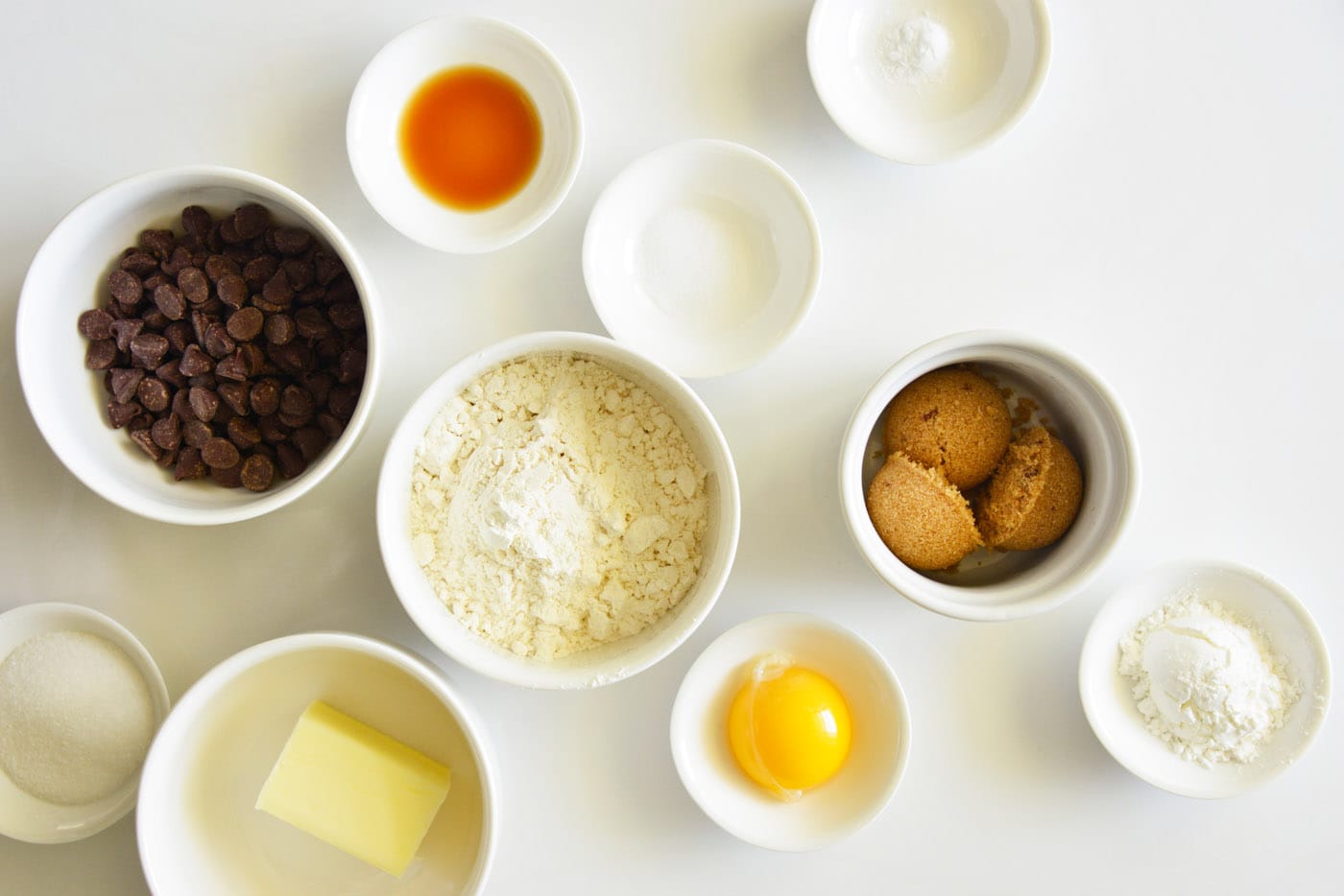 ingredients for cookies