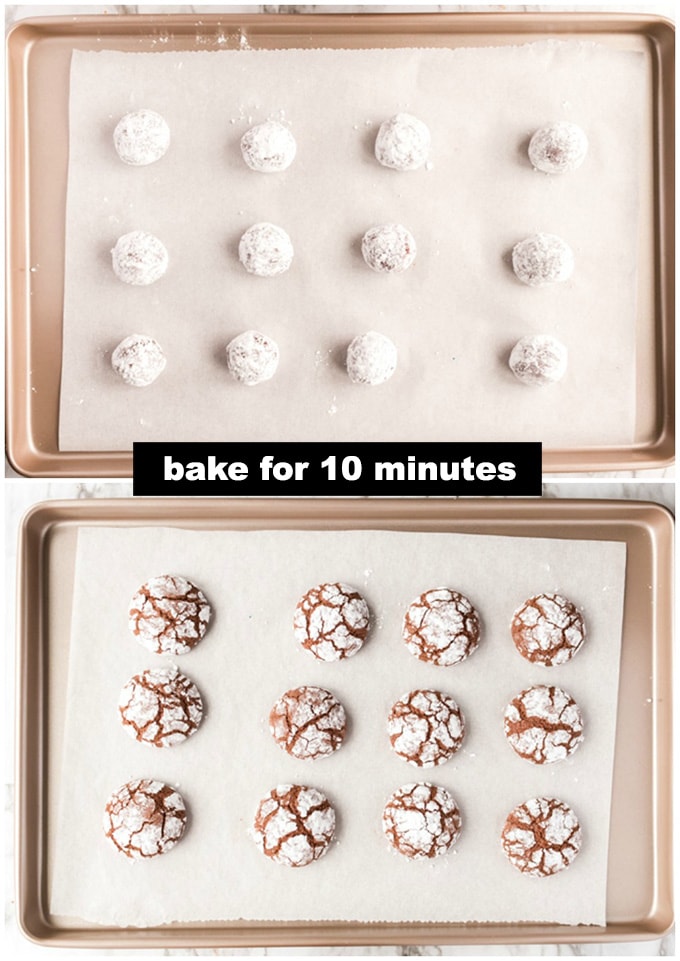cookies on a baking sheet
