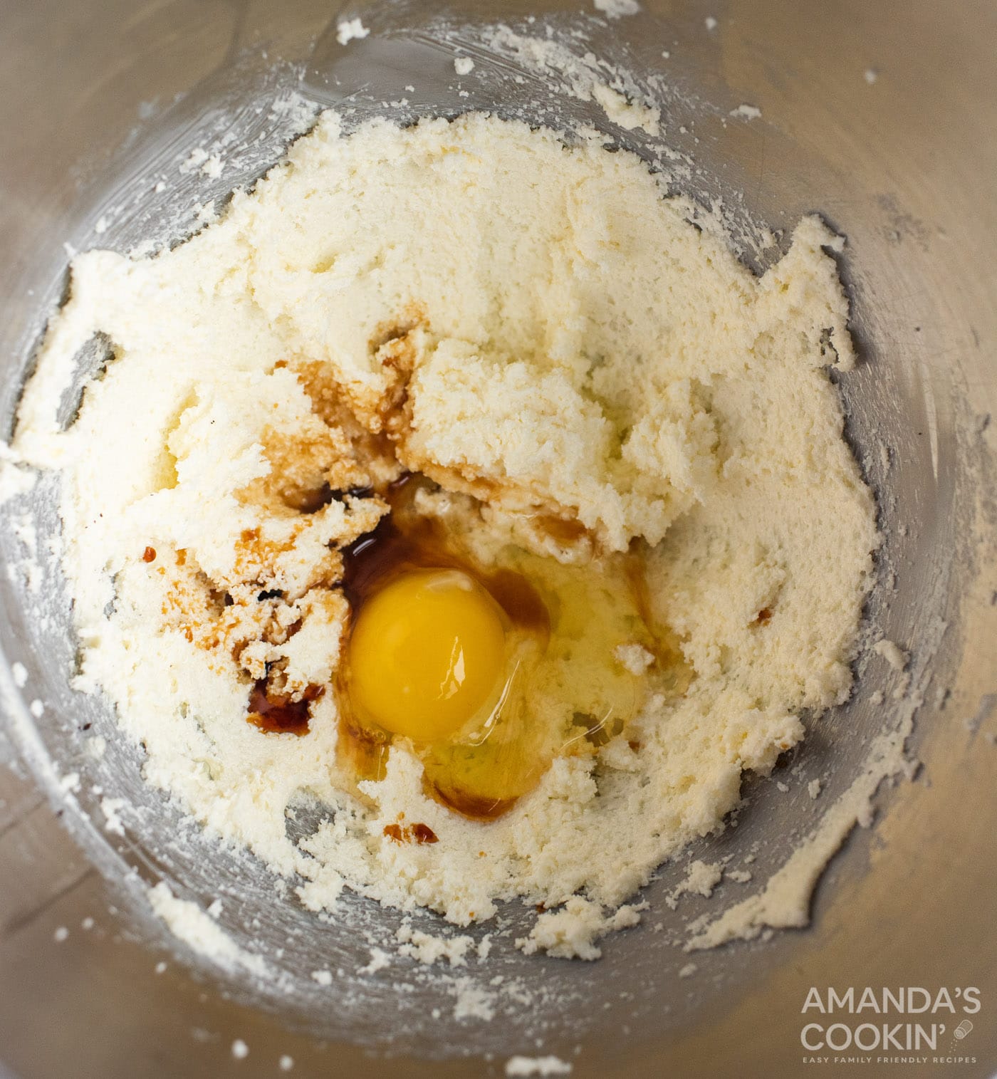 eggs and sugar in a bowl