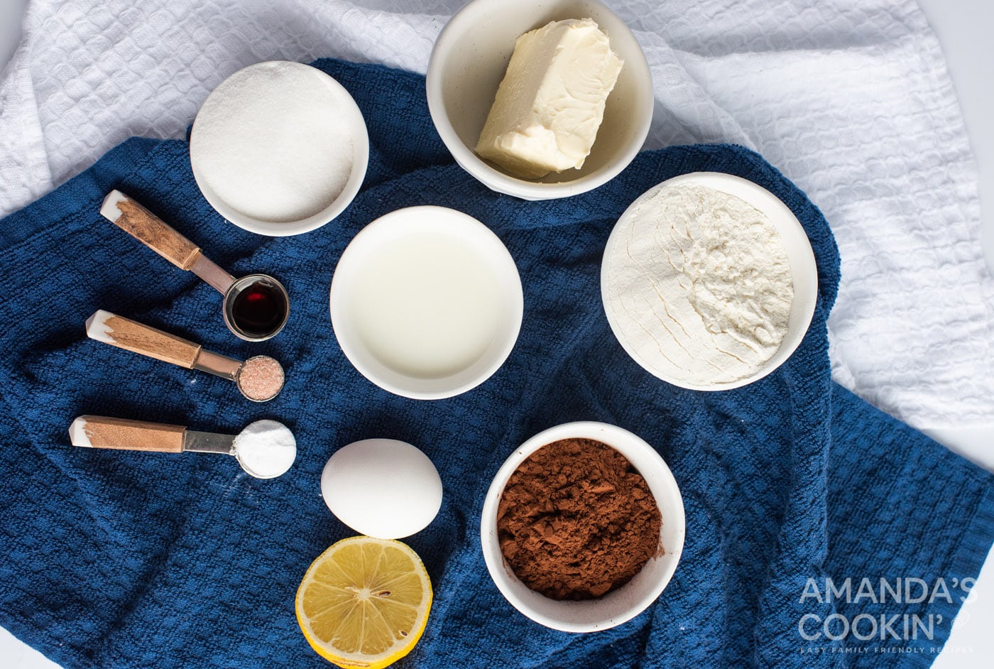 ingredients for Chocolate Whoopie Pies
