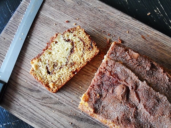 Cinnamon Raisin Swirl Quick Bread