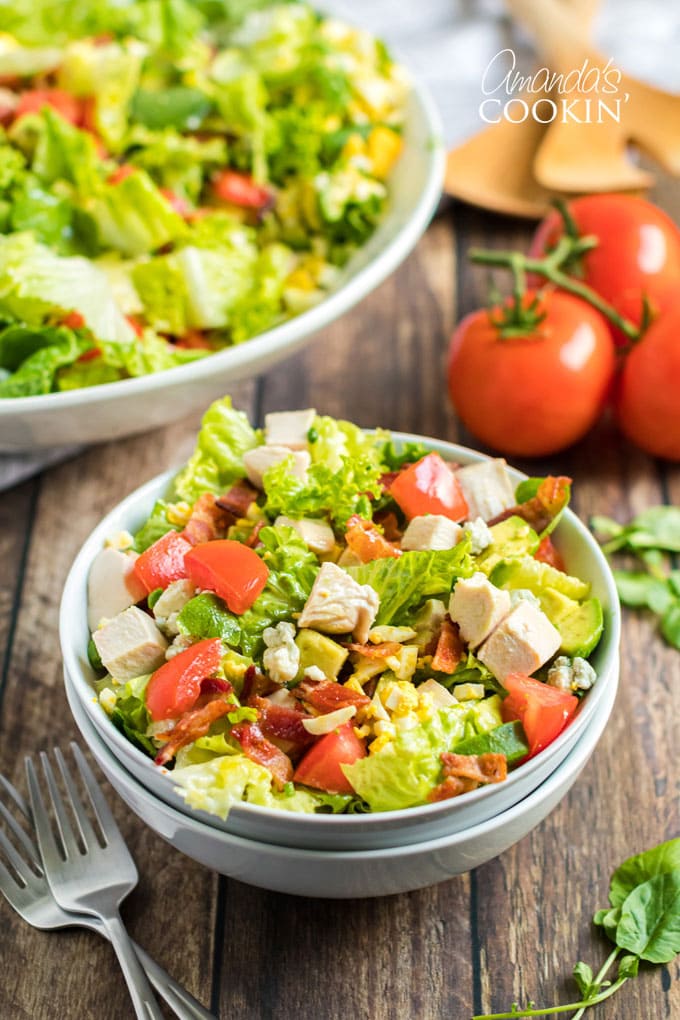 Cobb Salad in a bowl