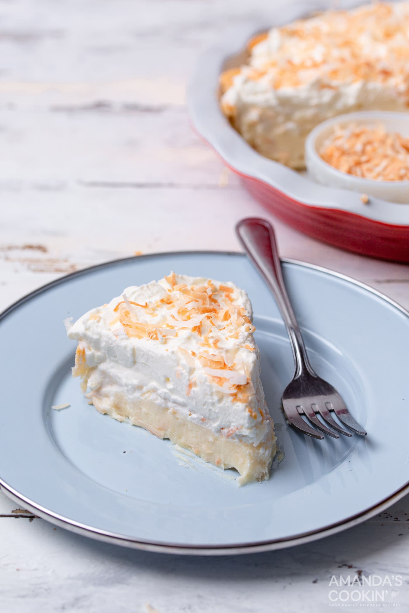 slice of Coconut Cream Pie