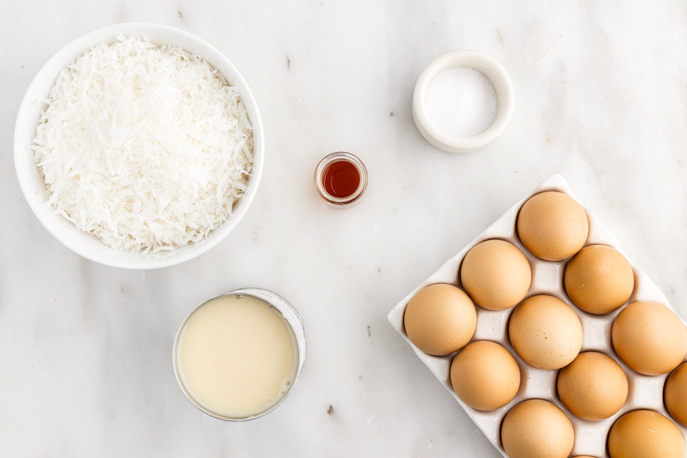 Ingredients for Coconut Macaroons
