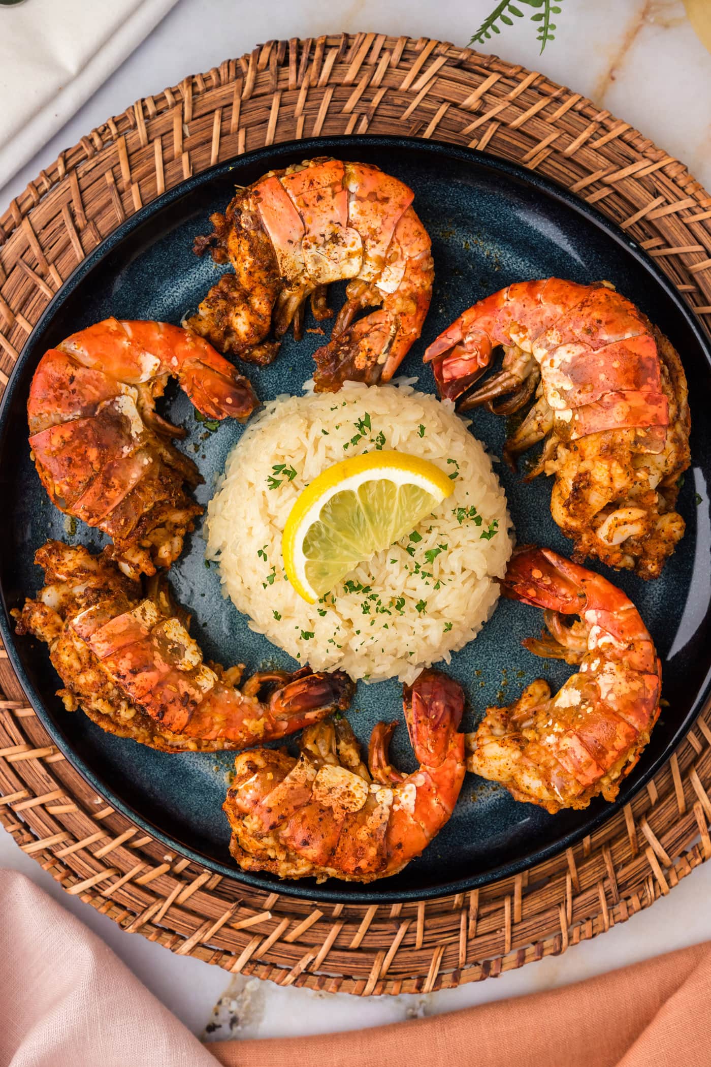 Colossal Shrimp on a plate