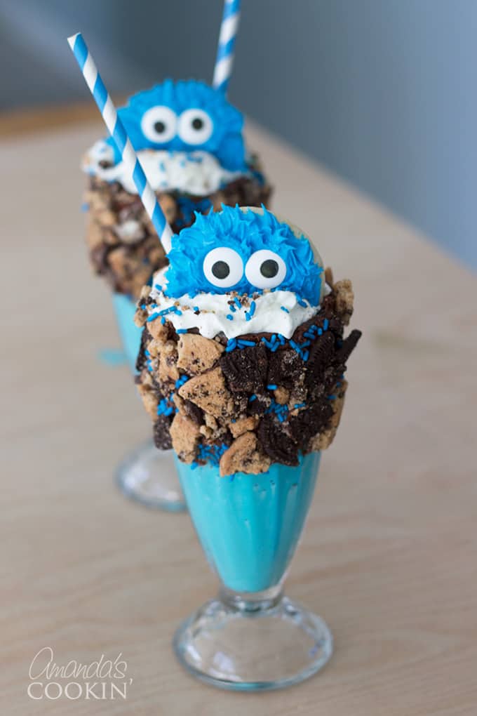 Cookie Monster Freak shake