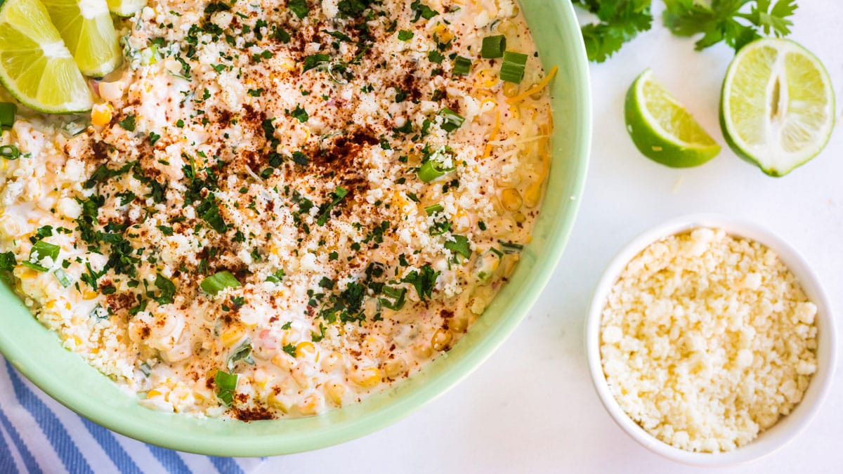 Garnish with reserved green onion. Add Cotija cheese, cilantro, and a sprinkling of chili powder if you want to add more Mexican flair.