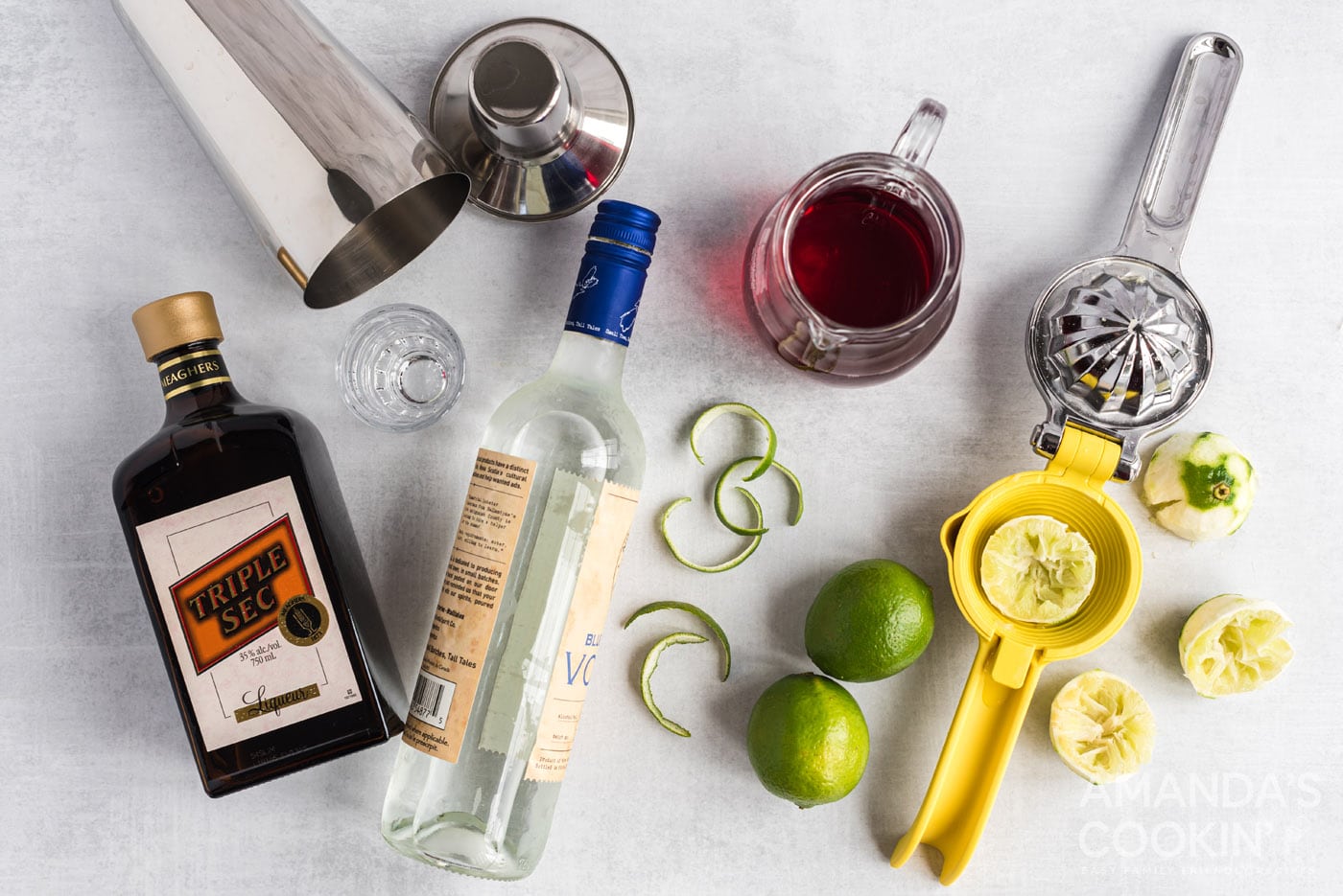 ingredients to make a cosmo