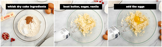 mixing the batter