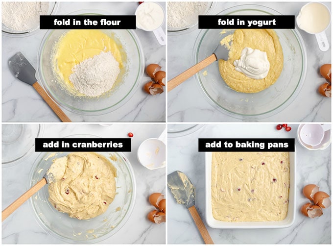 folding ingredients together